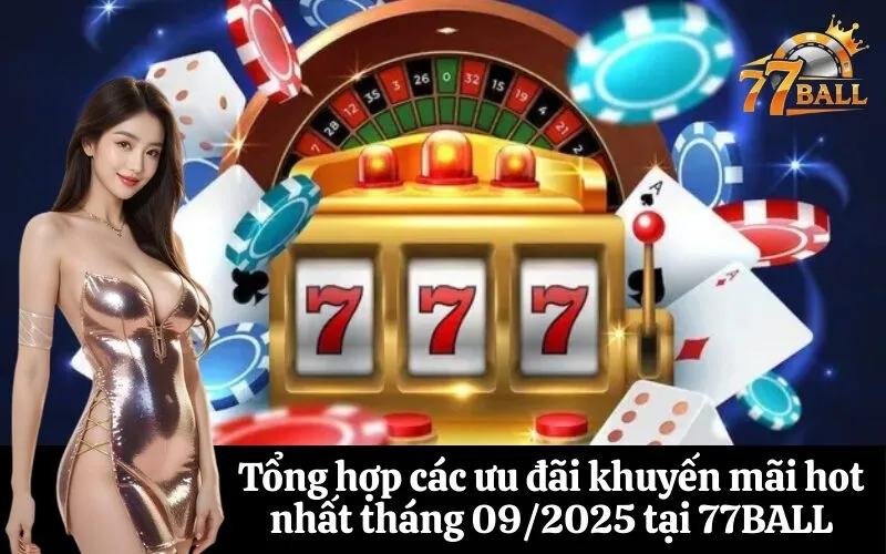 Tổng hợp các ưu đãi khuyến mãi hot nhất tháng 092025 tại 77BALL